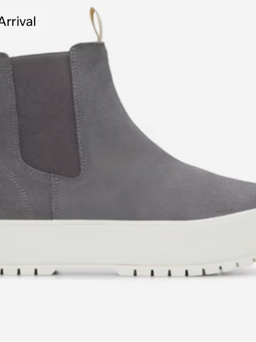 NWOT! Keds Platform Chelsea Lug Boots Gray Suede